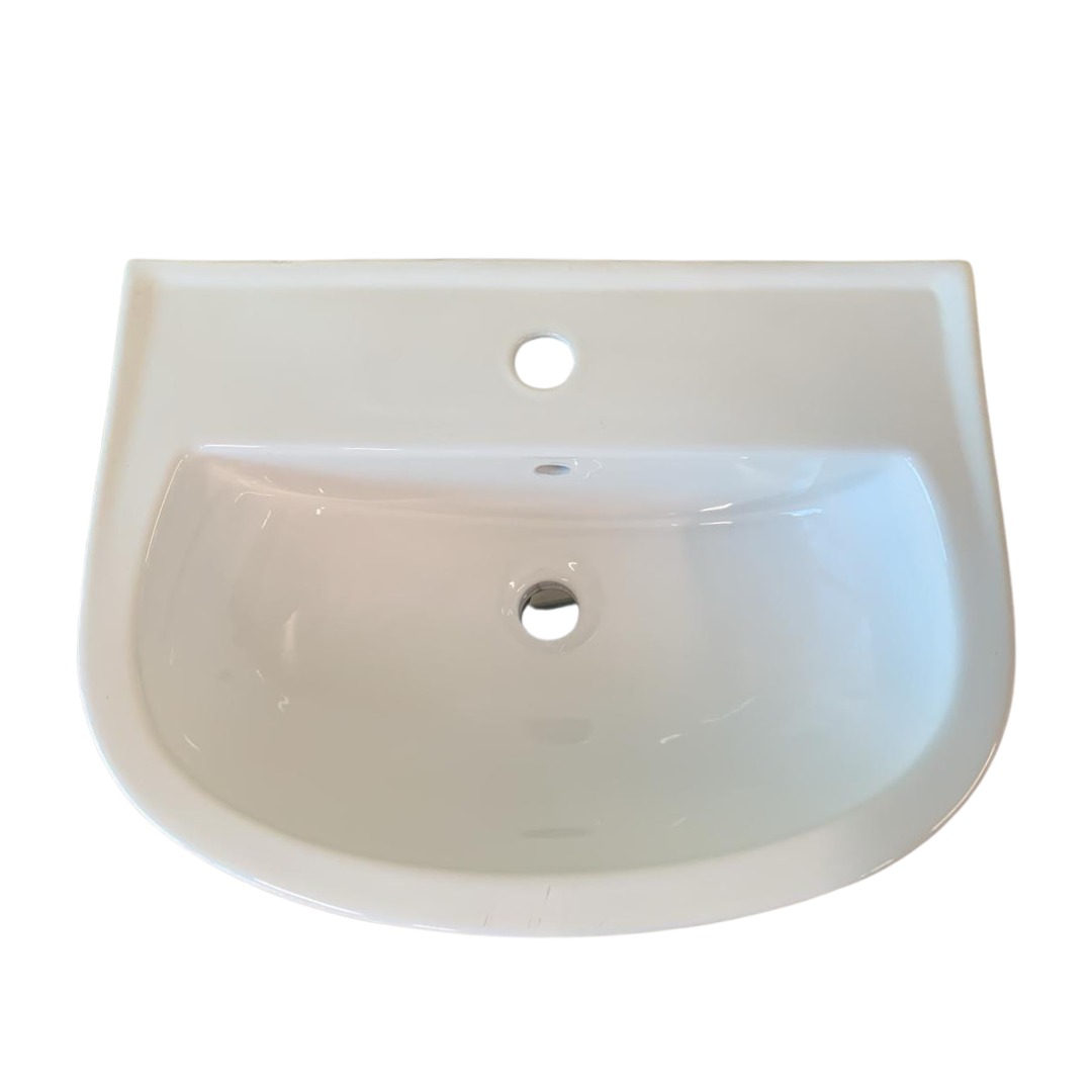 2046-Oliver Wash W Basin {Italia Pedestal}