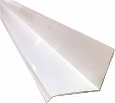 7040 - White Drip Edge Plastic (10ft)