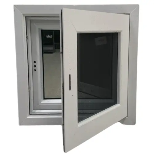 3050 - 24 X 24(R) CASEMENT WINDOW with SCREEN ATTACHED- RIGHT SWING