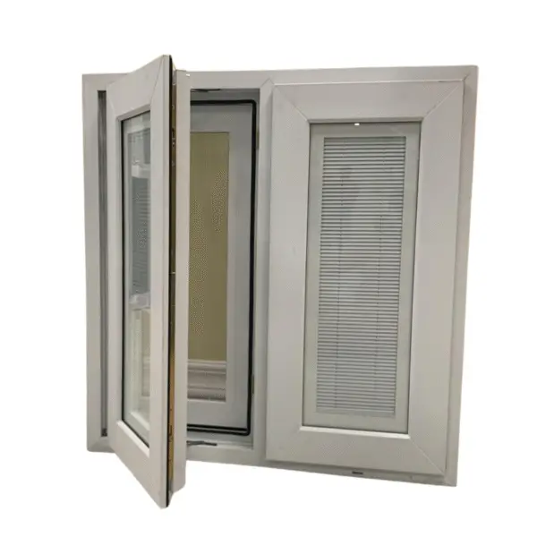 3040 - 37 x 38 CASEMENT WINDOW WITH BLINDS - WITH ATTACHED SCREENS - Image 3