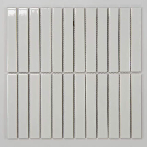 PM101 (2200) - WHITE GLOSSY - 12 X 12 MOSAIC TILE