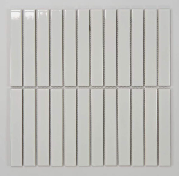 PM101 (2200) - WHITE GLOSSY - 12 X 12 MOSAIC TILE