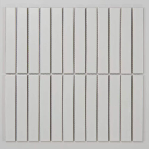 PM102 (2201) - 12 X 12 WHITE MATT MOSAIC TILE