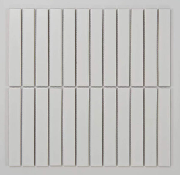 PM102 (2201) - 12 X 12 WHITE MATT MOSAIC TILE