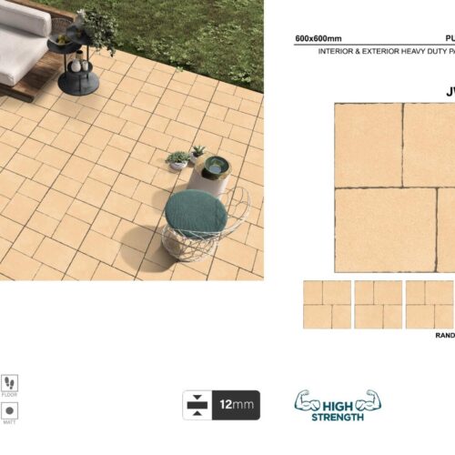 24 x 24 BEIGE OUTDOOR PARKING TILES