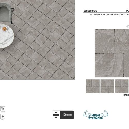 24 X 24 GREY OUTDOOR PARKING TILES