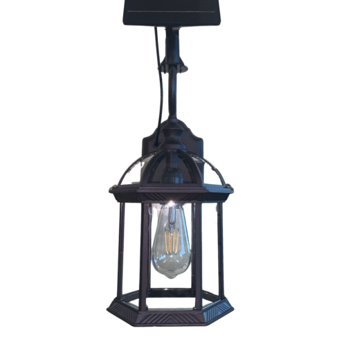 29 2015 - SOLAR LANTERN BLACK