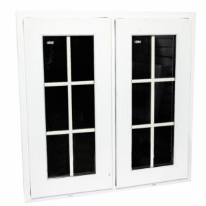 3055 -37 x 50 Hurricane Impact Colonial Casement Window with Attached Screen