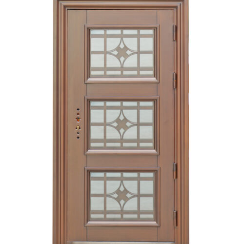 2 25SD (166) - 38 X 80 BROWN STAR STEEL DOOR L (153)