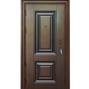 25SD (151) 36 X 80 BROWN ANTI-THEFT STEEL DOOR (124)