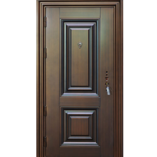 33 25SD (151) 36 X 80 BROWN ANTI-THEFT STEEL DOOR (124)