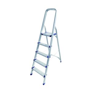 5 Step Aluminum Steel Ladder