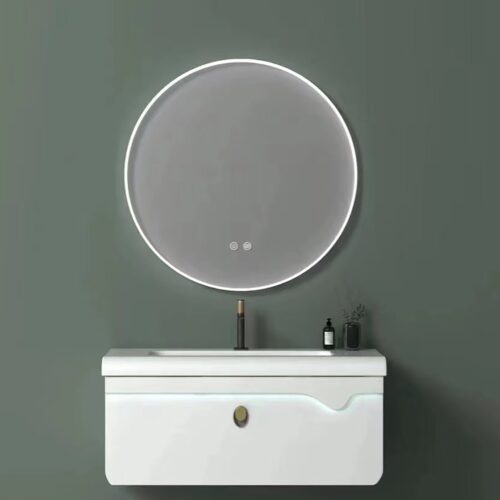 6872 -(NZBC-38) -  WHITE BATHROOM VANITY SET