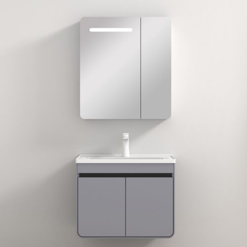6874 - (NZBC-40) LIGHT GREY BATHROOM VANITY SET