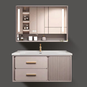 6884 - (NZBC-62)- WHITE BATHROOM VANITY SET