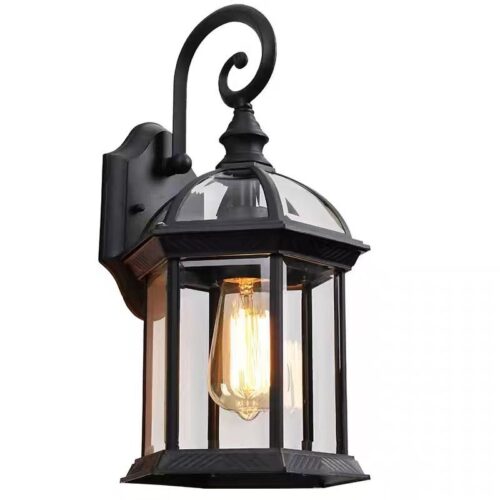 2022 - Solar Light - Black Lantern (48x24x30)