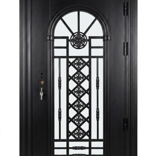 26SD (328) - 38 X 80 (R) Black Spectrum Anti-Theft Steel Door- Right Swing (51)