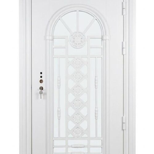 26SD (329) - 38 X 80 WHITE SPECTRUM ANTI-THEFT STEEL DOOR -RIGHT SWING (52)