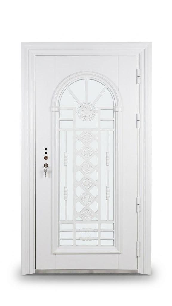 26SD (329) - 38 X 80 WHITE SPECTRUM ANTI-THEFT STEEL DOOR -RIGHT SWING (52)
