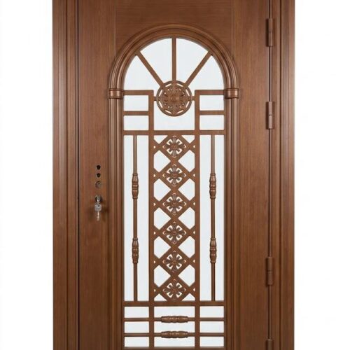 26SD (327) - 36 X 80 BROWN SPECTRUM ANTI-THEFT STEEL DOOR - RIGHT SWING (50)